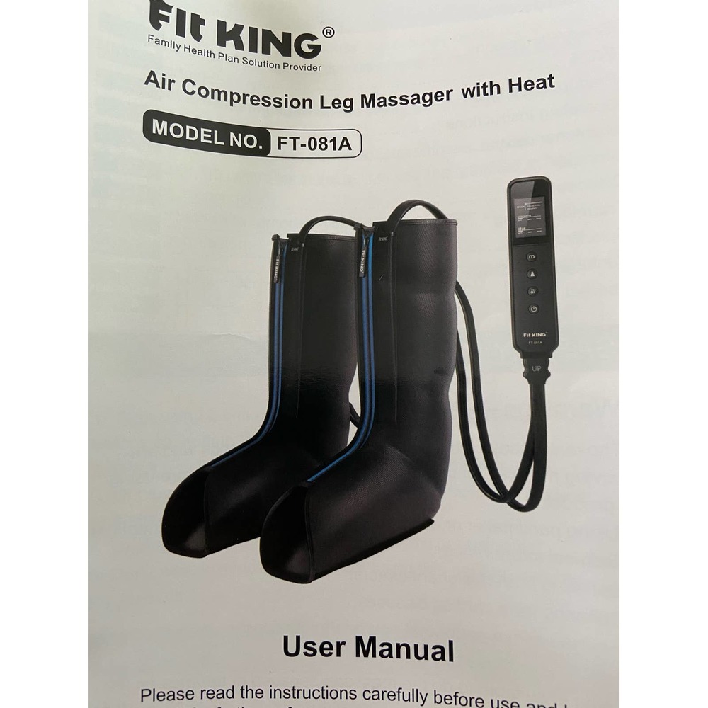 FIT KING Leg Massager With Heat Circulation Upgraded Full Leg/Foot Compression - Picture 6 of 7